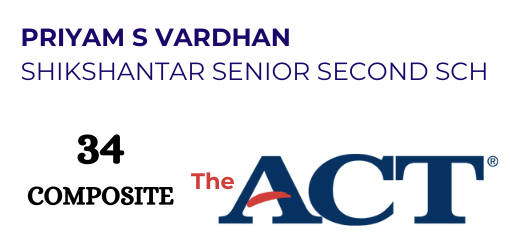 ACT SCORE 34